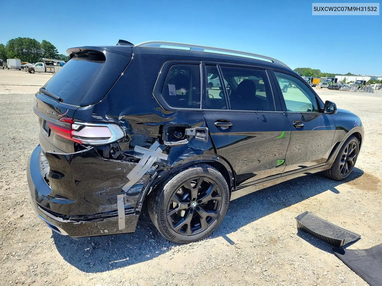 2021 BMW X7 xDrive40I VIN: 5UXCW2C07M9H31532 Lot: 55528886