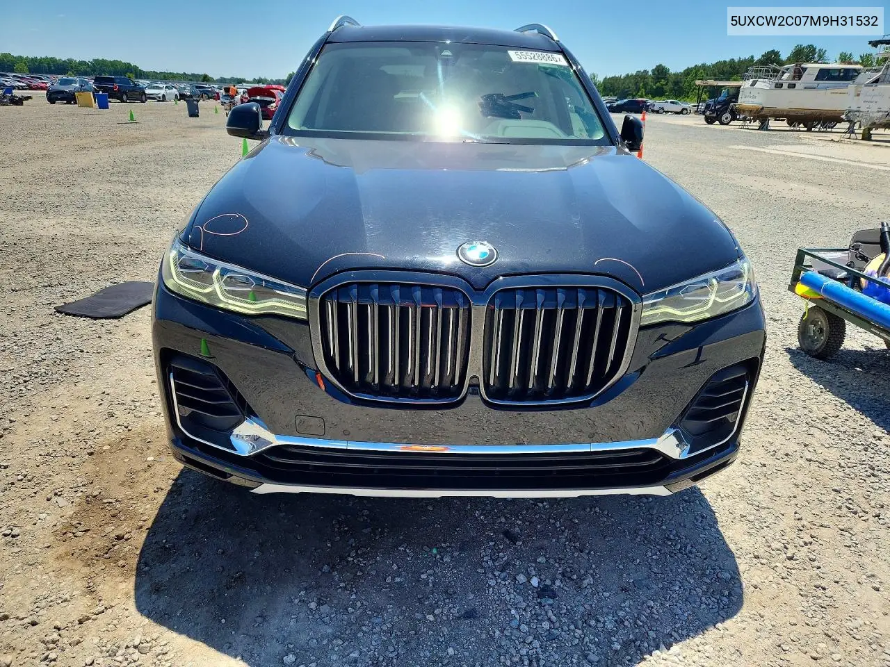 2021 BMW X7 xDrive40I VIN: 5UXCW2C07M9H31532 Lot: 55528886