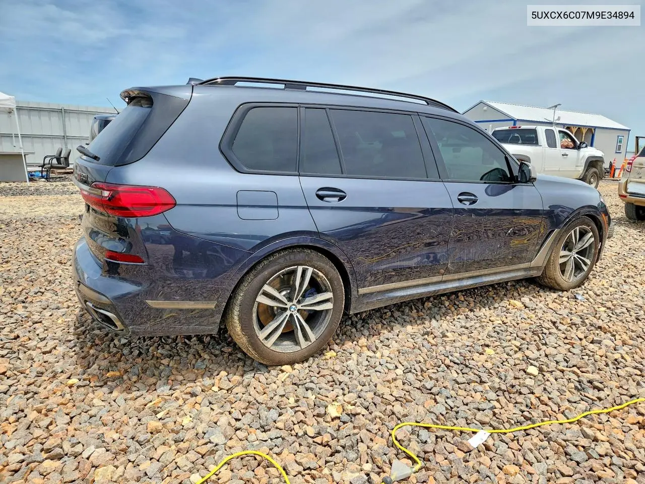 2021 BMW X7 M50I VIN: 5UXCX6C07M9E34894 Lot: 58027026