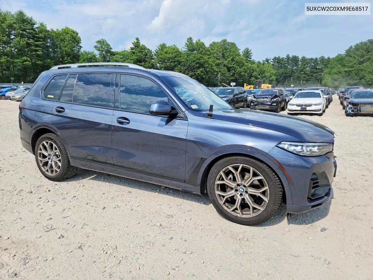2021 BMW X7 xDrive40I VIN: 5UXCW2C0XM9E68517 Lot: 58825226