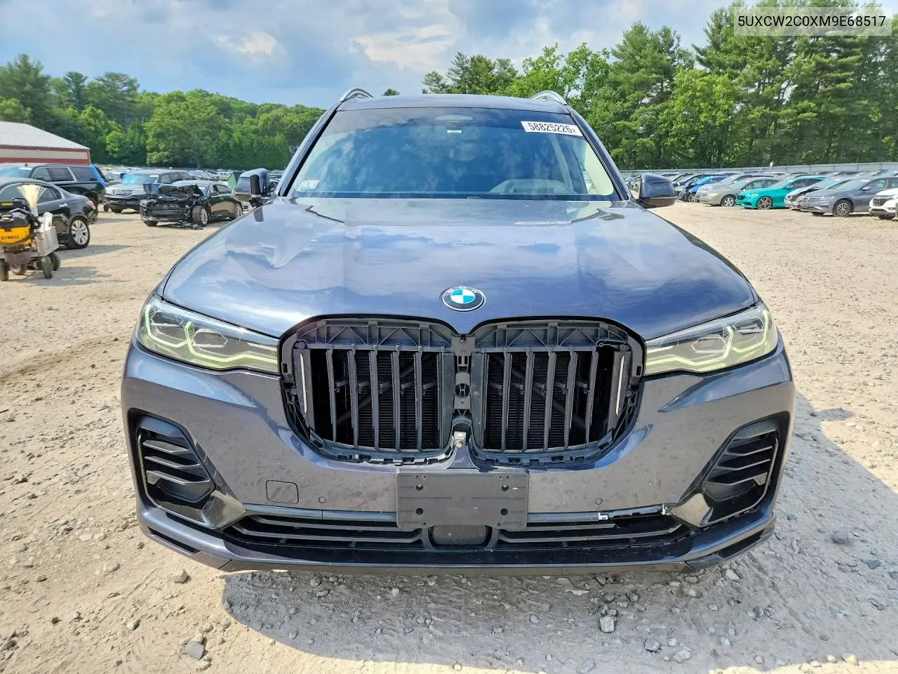 2021 BMW X7 xDrive40I VIN: 5UXCW2C0XM9E68517 Lot: 58825226
