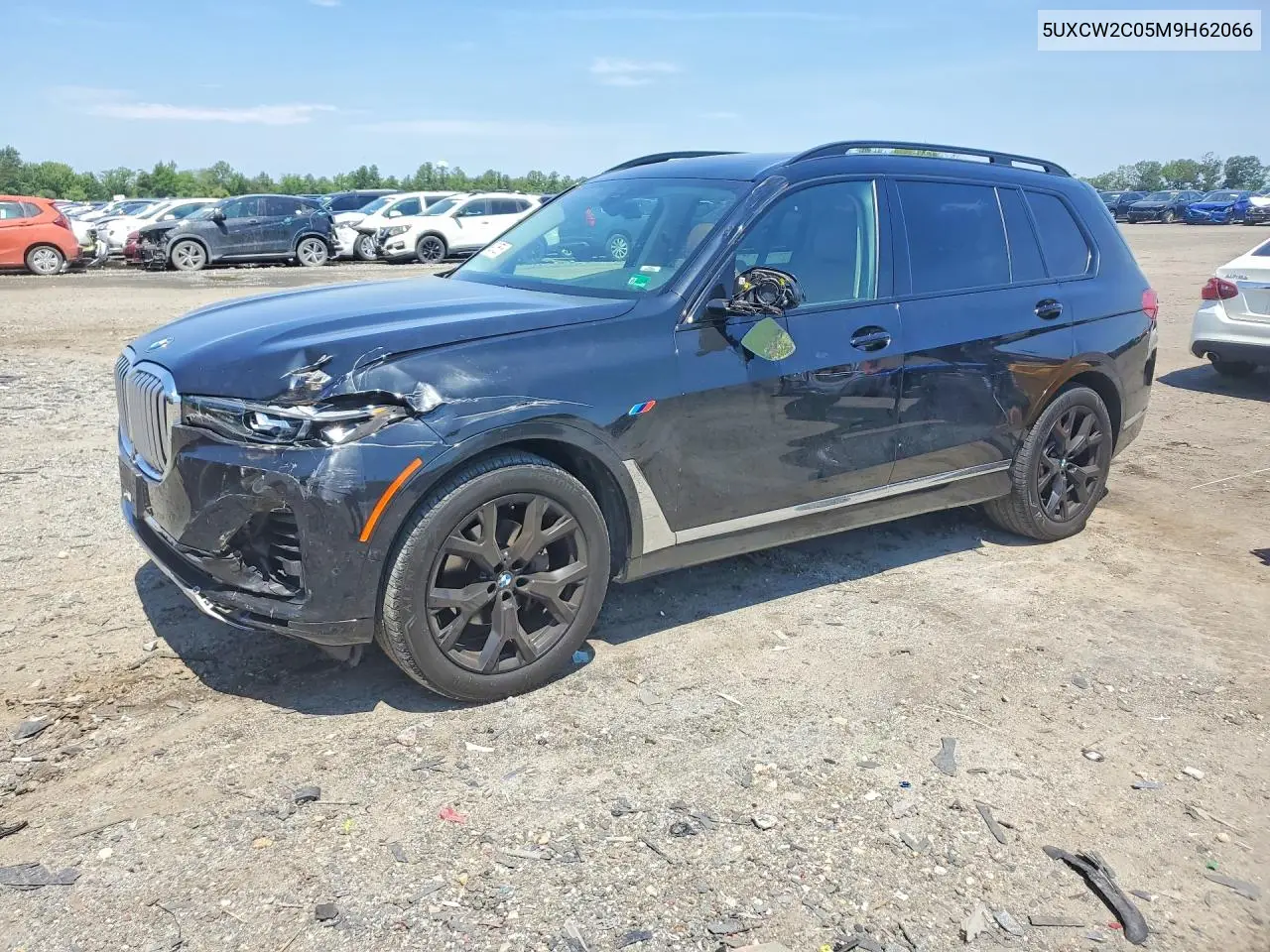 2021 BMW X7 xDrive40I VIN: 5UXCW2C05M9H62066 Lot: 59339536