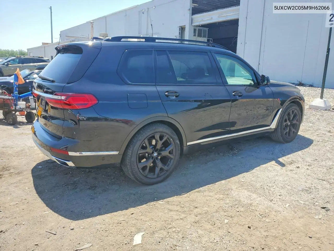 2021 BMW X7 xDrive40I VIN: 5UXCW2C05M9H62066 Lot: 59339536