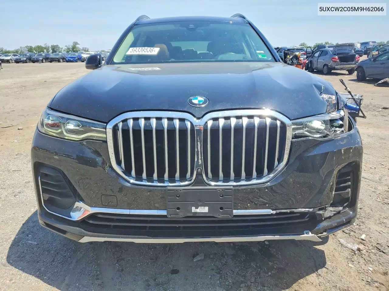 2021 BMW X7 xDrive40I VIN: 5UXCW2C05M9H62066 Lot: 59339536