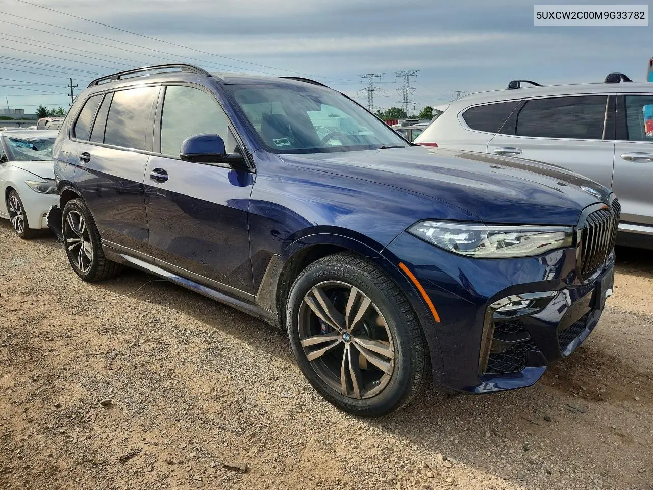 2021 BMW X7 xDrive40I VIN: 5UXCW2C00M9G33782 Lot: 60207366