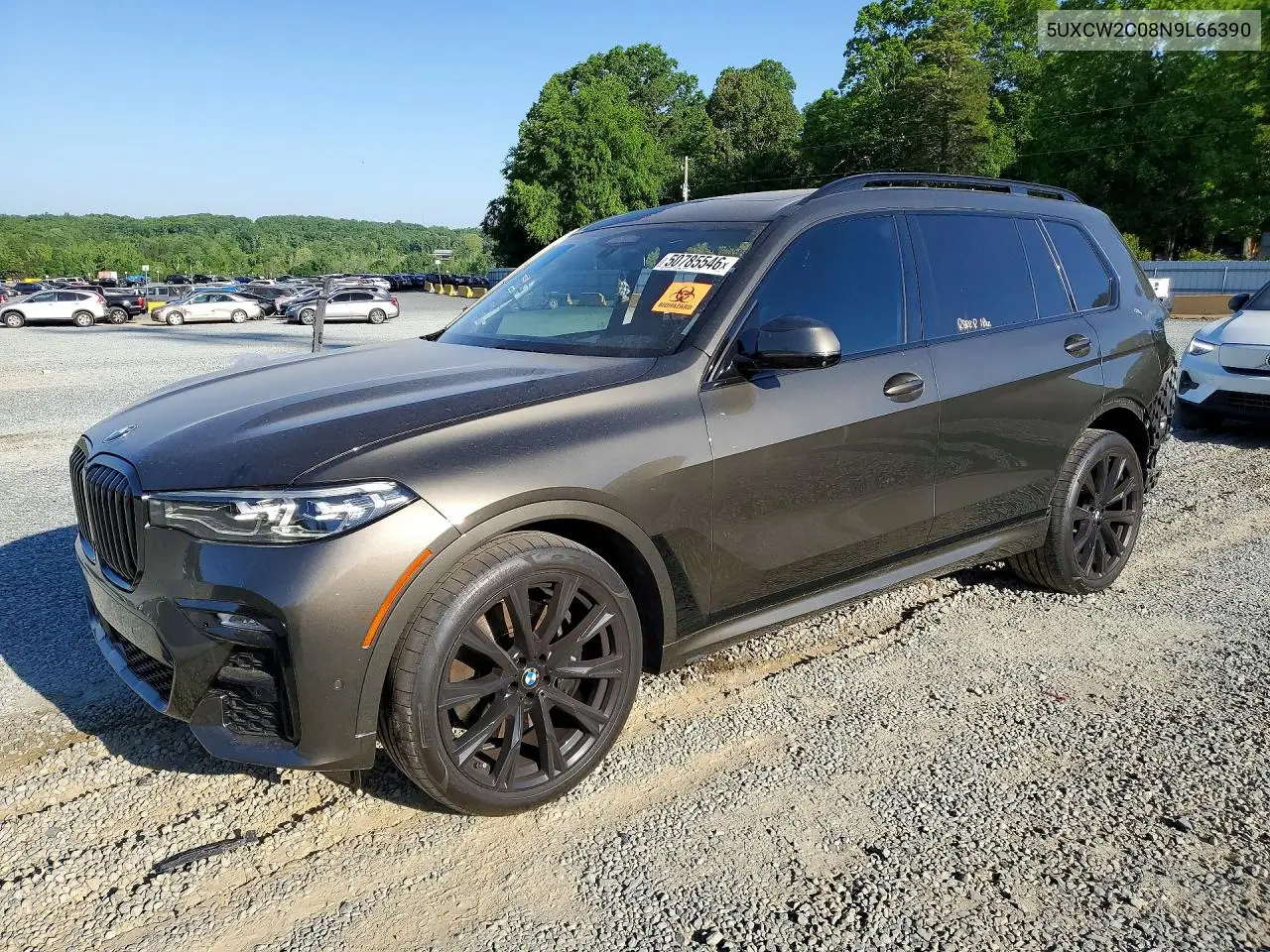 2022 BMW X7 xDrive40I VIN: 5UXCW2C08N9L66390 Lot: 50785546