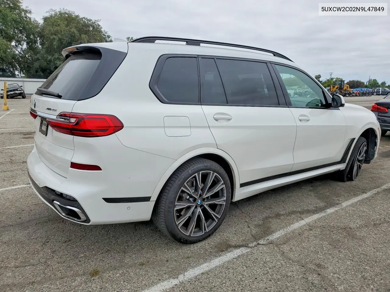 2022 BMW X7 xDrive40I VIN: 5UXCW2C02N9L47849 Lot: 52877146
