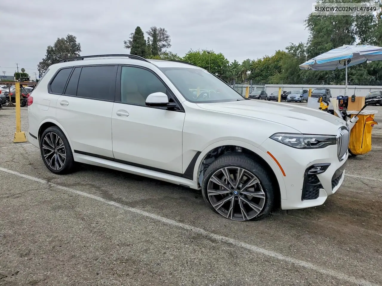 2022 BMW X7 xDrive40I VIN: 5UXCW2C02N9L47849 Lot: 52877146