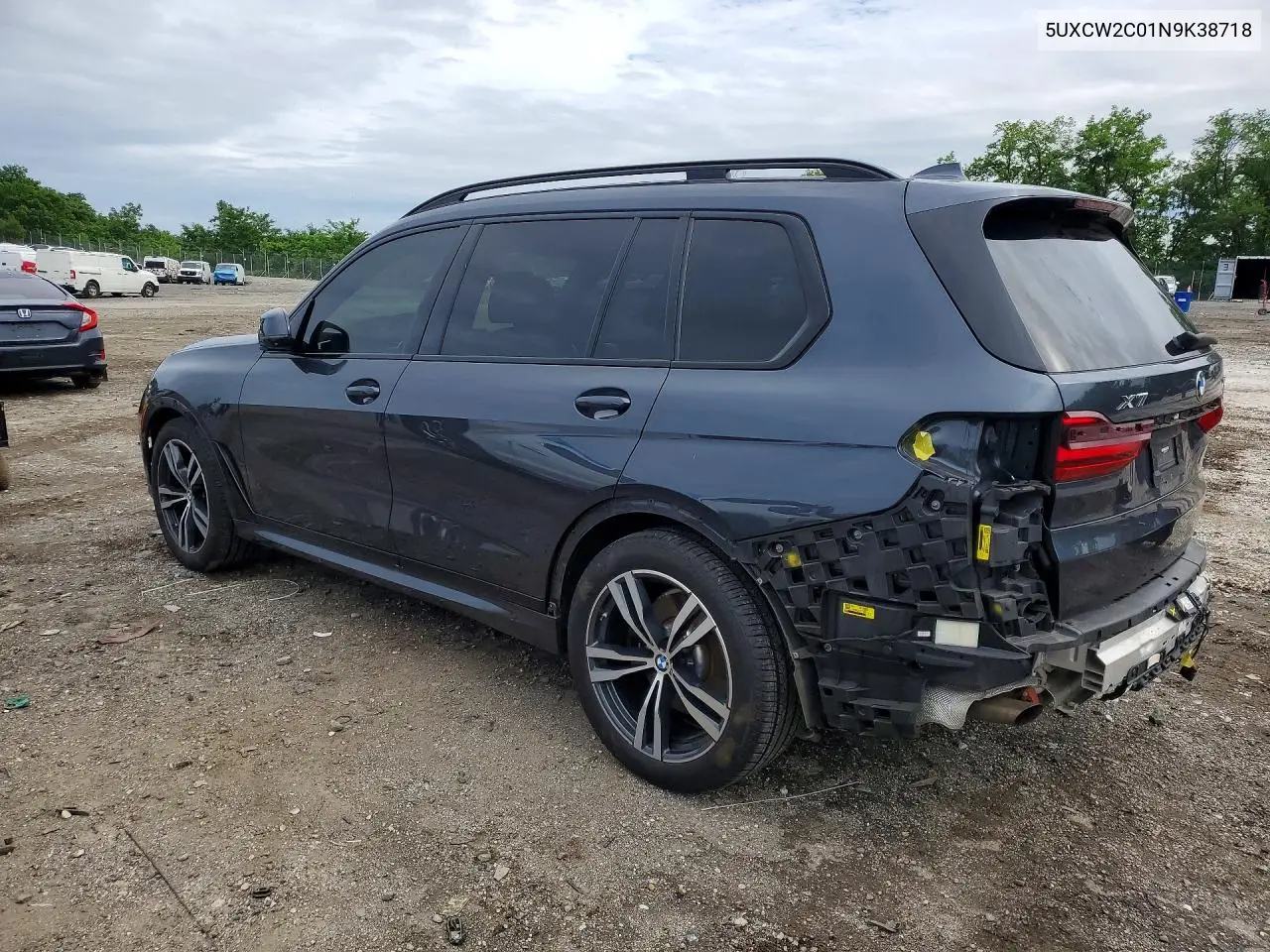 2022 BMW X7 xDrive40I VIN: 5UXCW2C01N9K38718 Lot: 54251966