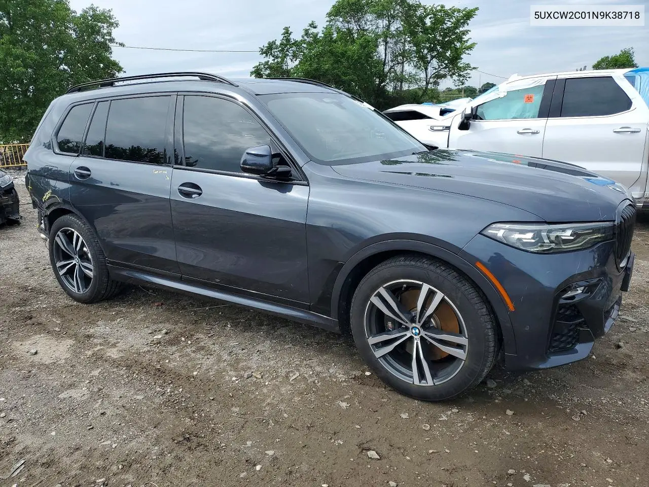 2022 BMW X7 xDrive40I VIN: 5UXCW2C01N9K38718 Lot: 54251966