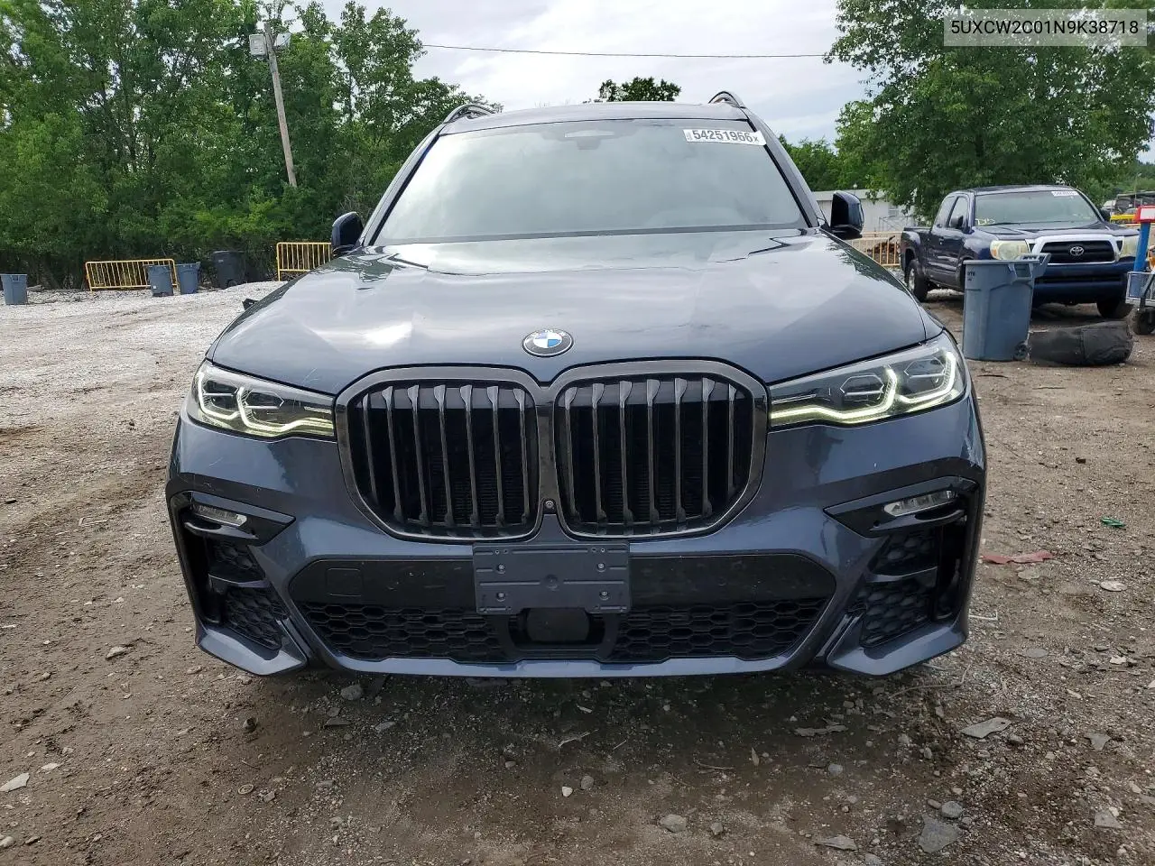 2022 BMW X7 xDrive40I VIN: 5UXCW2C01N9K38718 Lot: 54251966