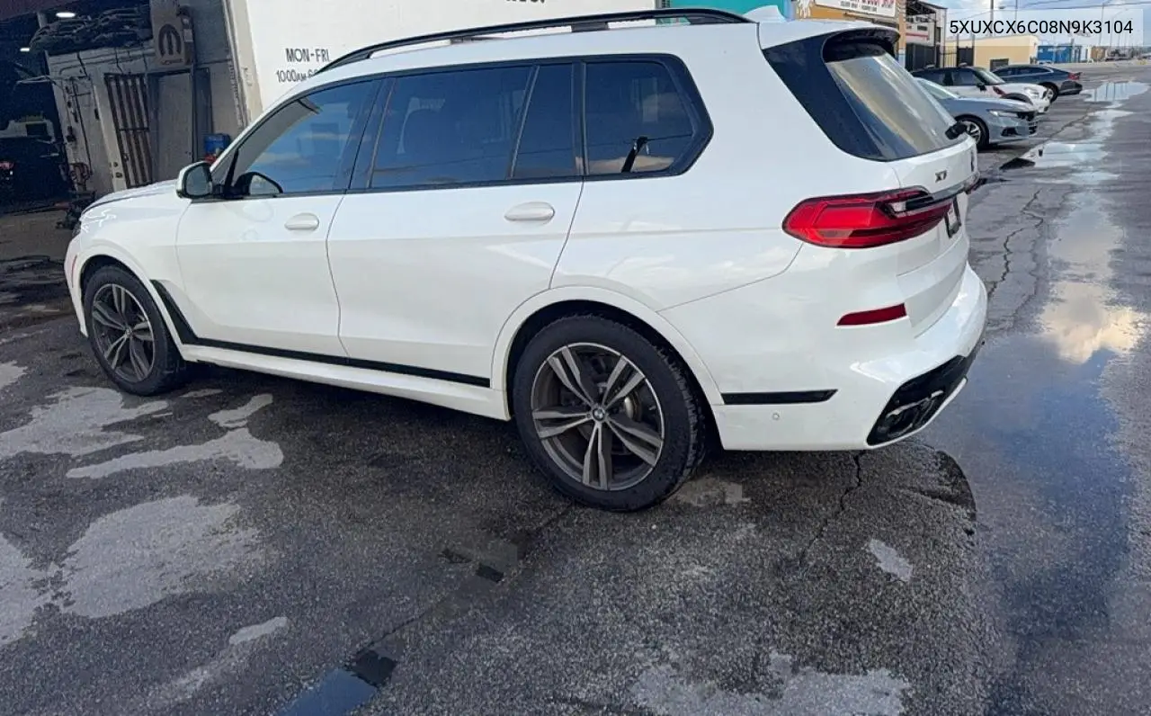 5UXCX6C08N9K31043 2022 BMW X7 xDrive50I