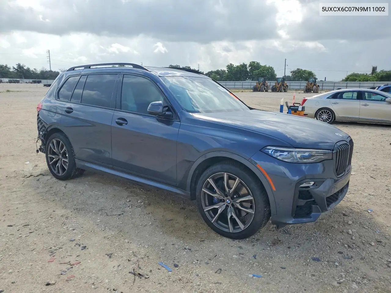 2022 BMW X7 M50I VIN: 5UXCX6C07N9M11002 Lot: 56249896