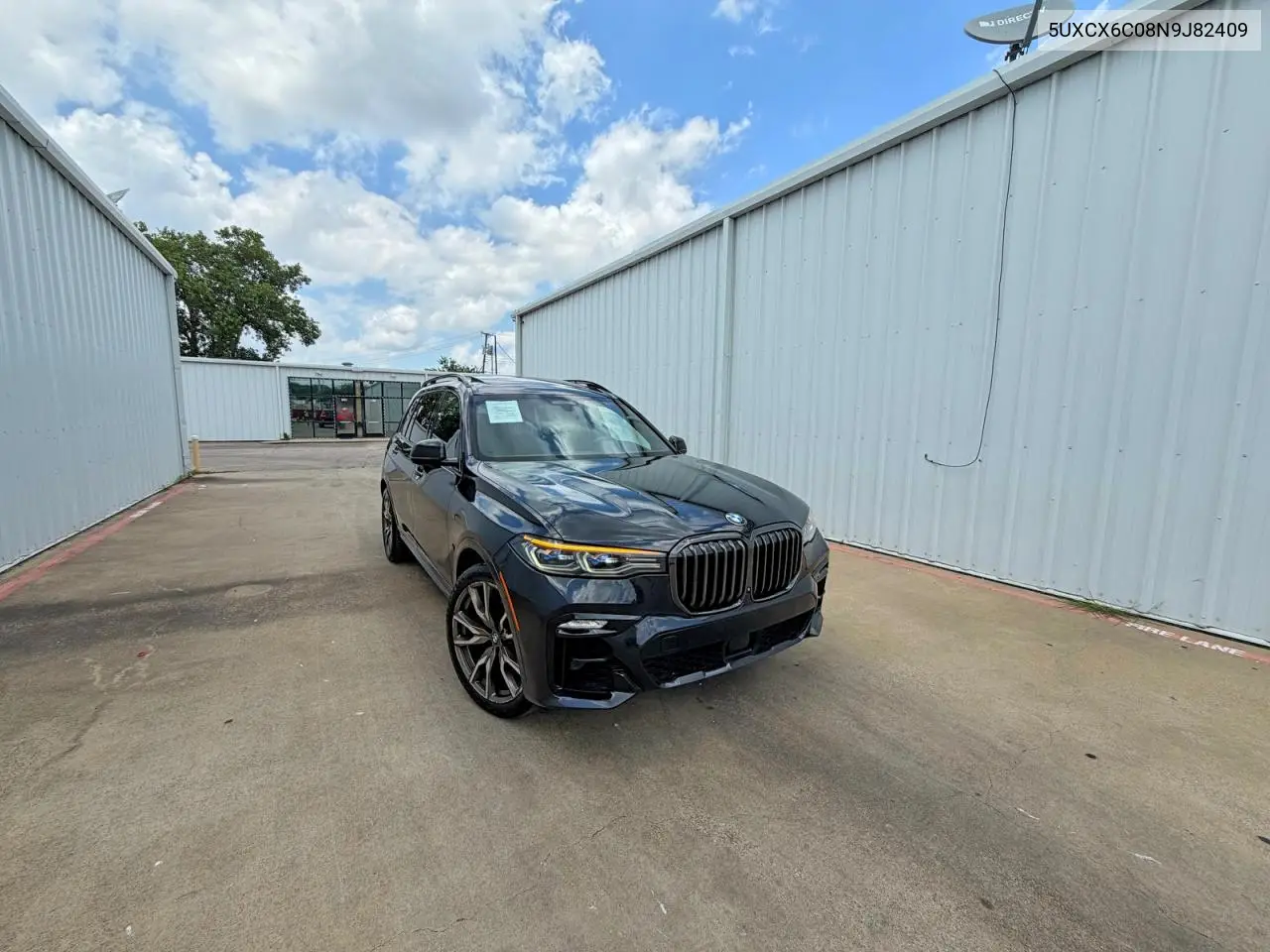 2022 BMW X7 M50I VIN: 5UXCX6C08N9J82409 Lot: 58335386