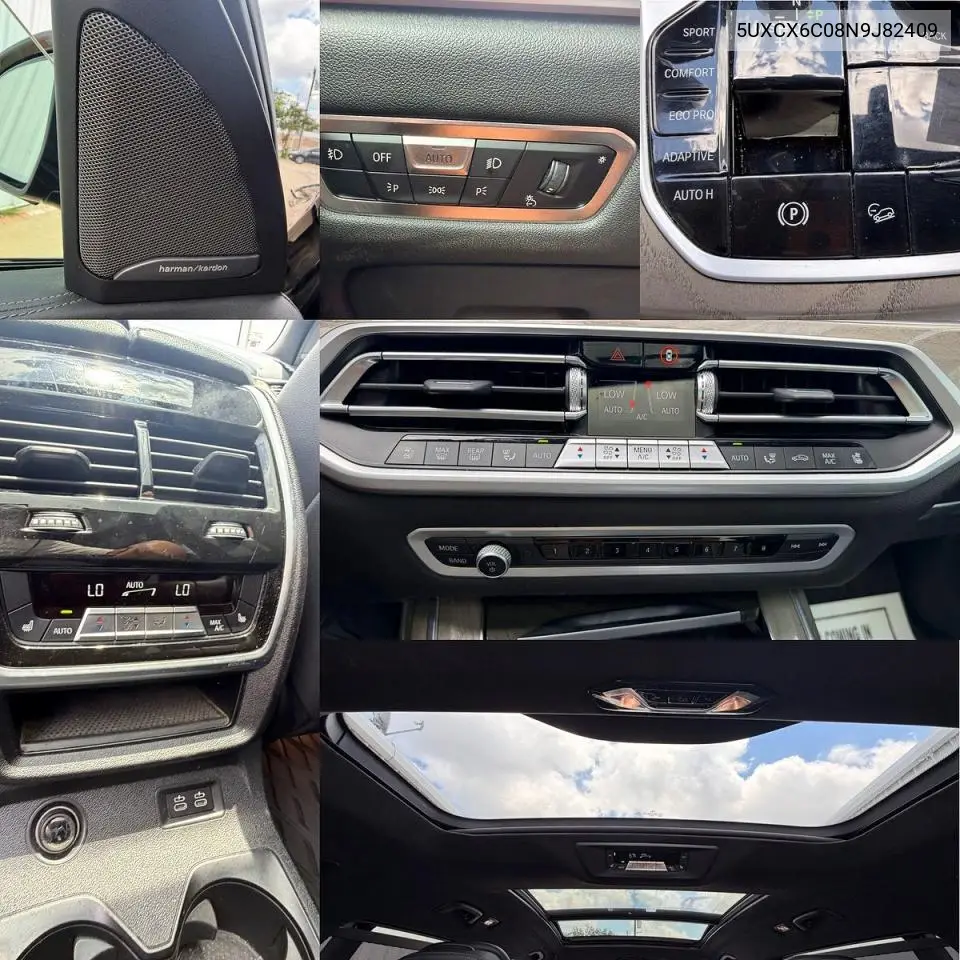 2022 BMW X7 M50I VIN: 5UXCX6C08N9J82409 Lot: 58335386