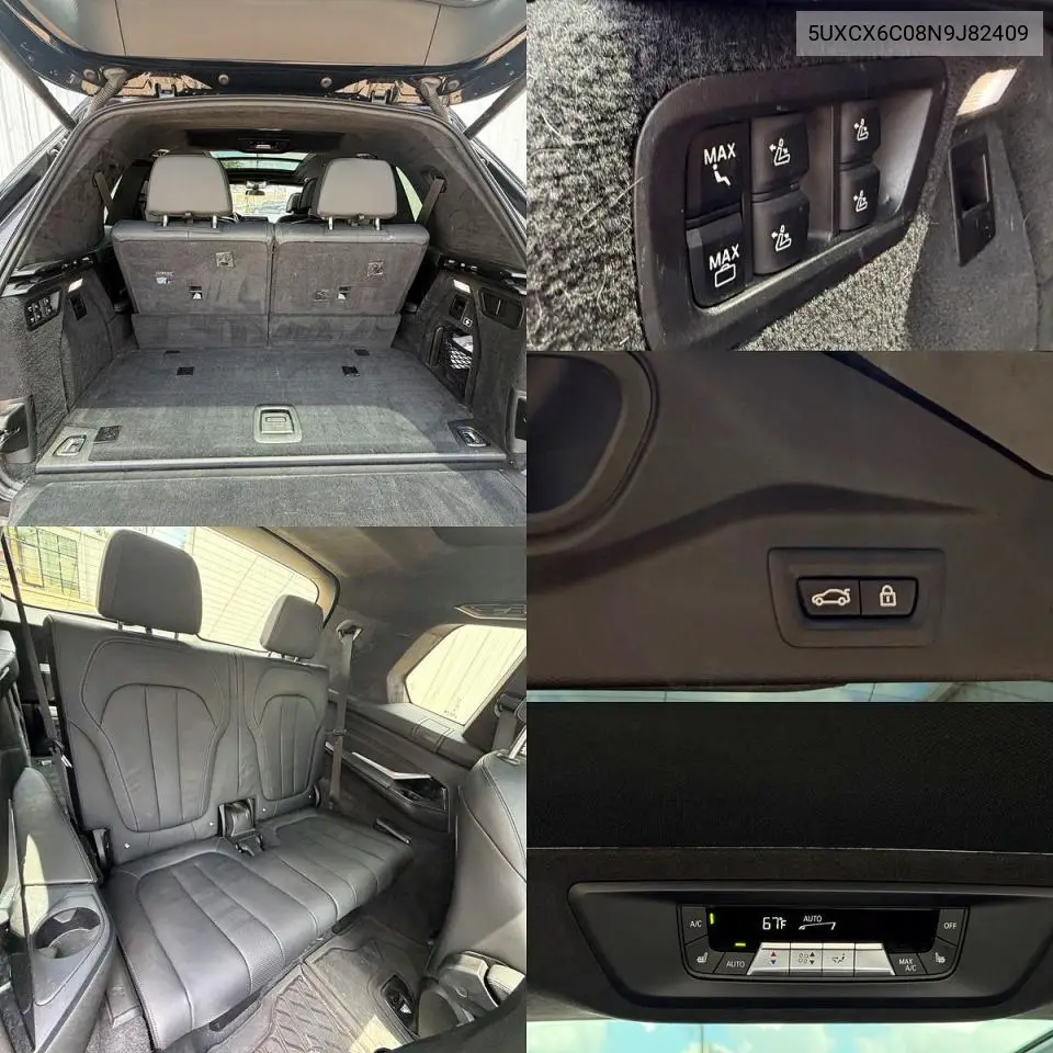 2022 BMW X7 M50I VIN: 5UXCX6C08N9J82409 Lot: 58335386