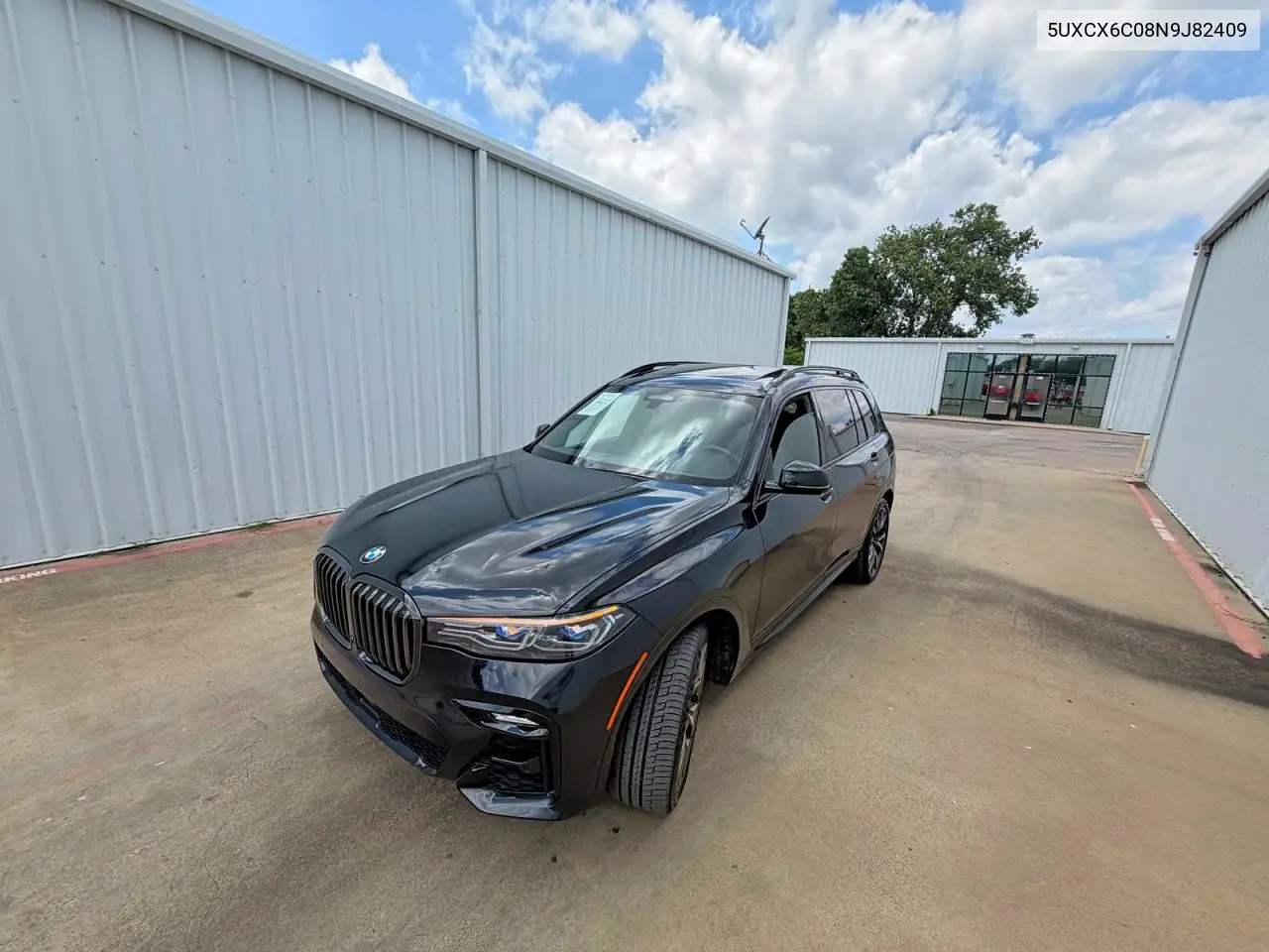 2022 BMW X7 M50I VIN: 5UXCX6C08N9J82409 Lot: 58335386