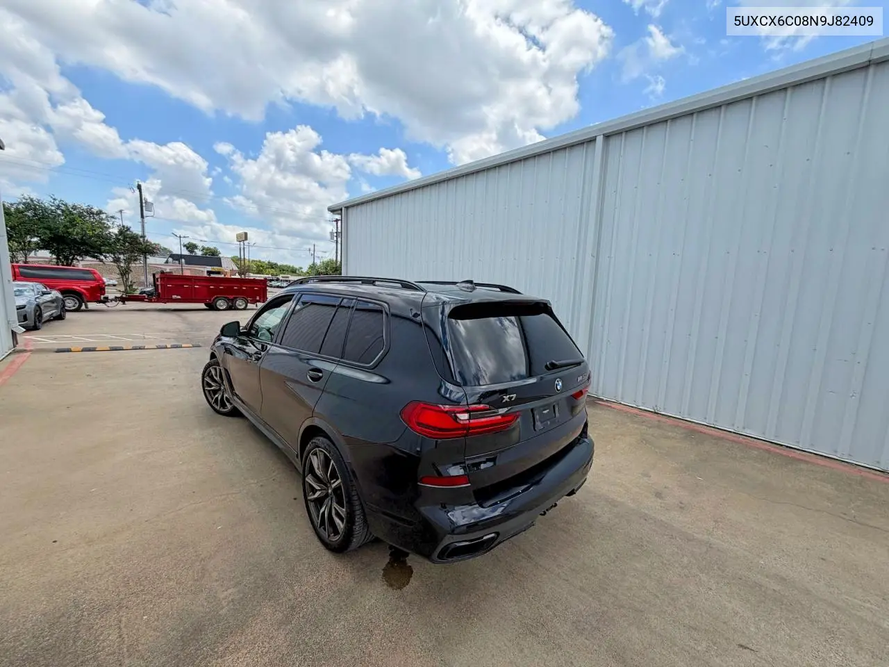 2022 BMW X7 M50I VIN: 5UXCX6C08N9J82409 Lot: 58335386