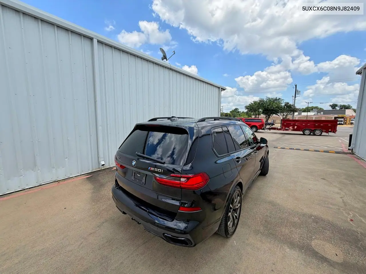 2022 BMW X7 M50I VIN: 5UXCX6C08N9J82409 Lot: 58335386