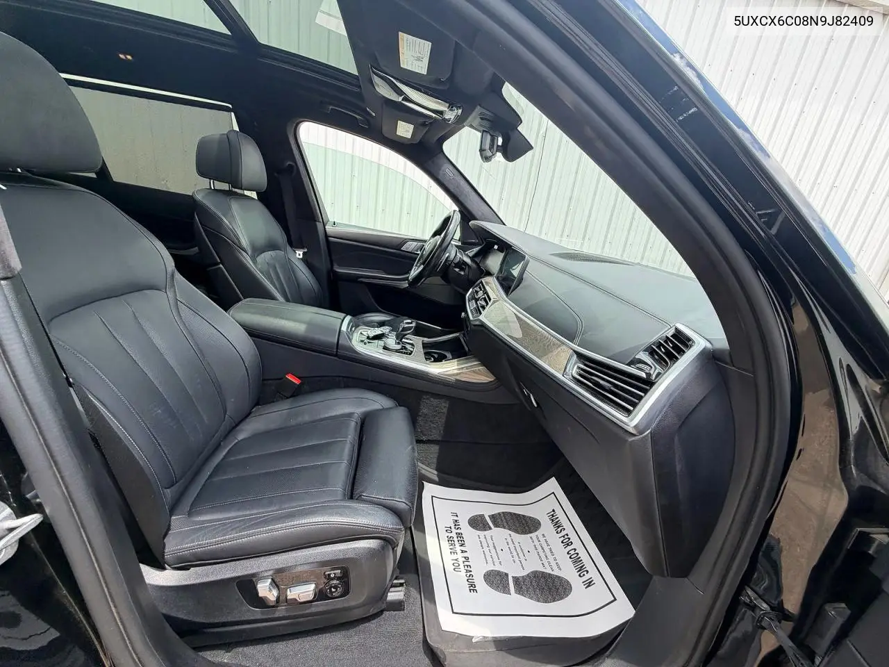 2022 BMW X7 M50I VIN: 5UXCX6C08N9J82409 Lot: 58335386