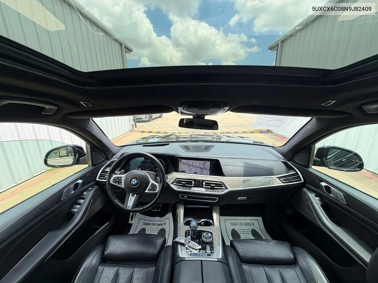 2022 BMW X7 M50I VIN: 5UXCX6C08N9J82409 Lot: 58335386