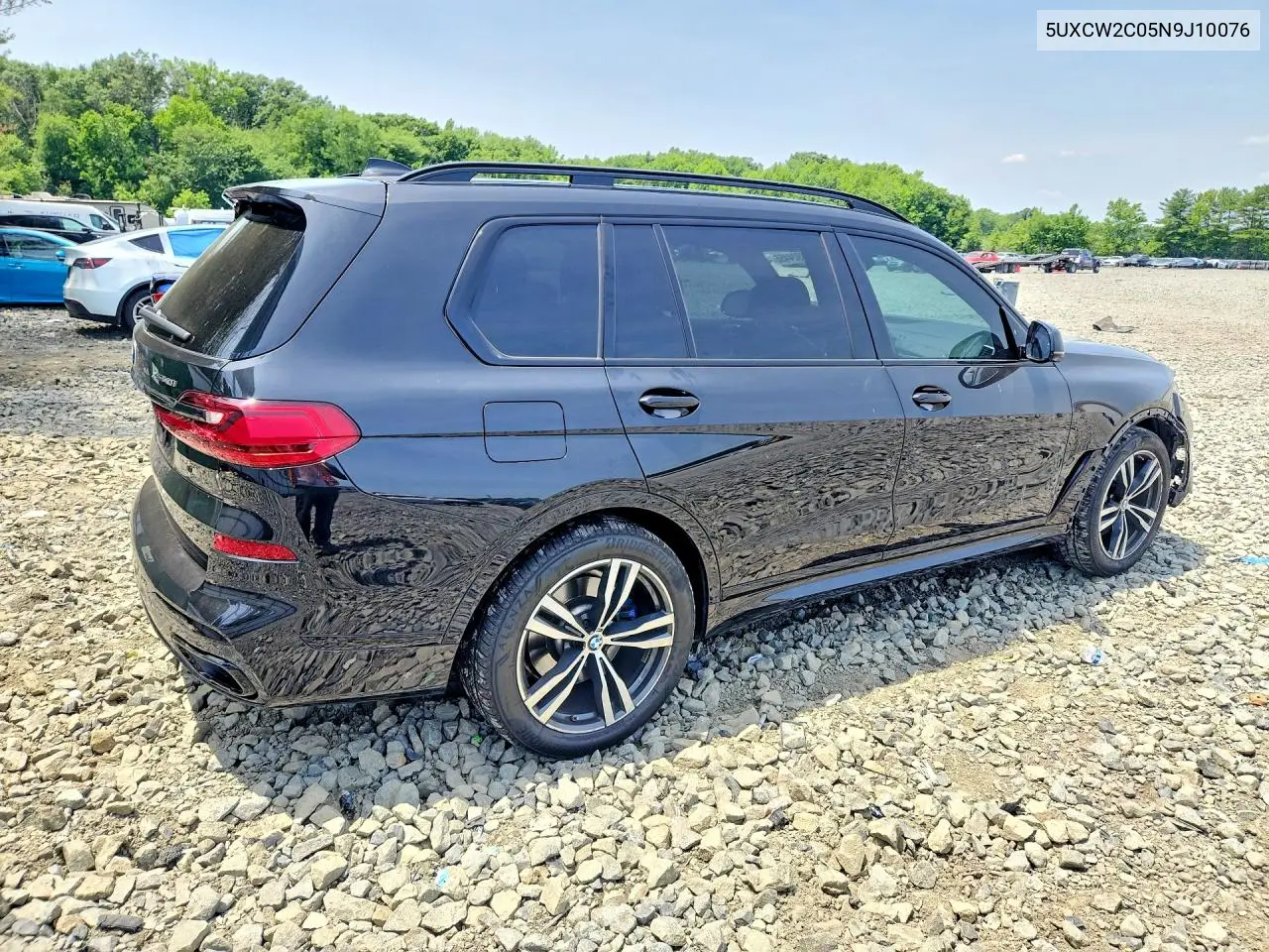 2022 BMW X7 xDrive40I VIN: 5UXCW2C05N9J10076 Lot: 58924456