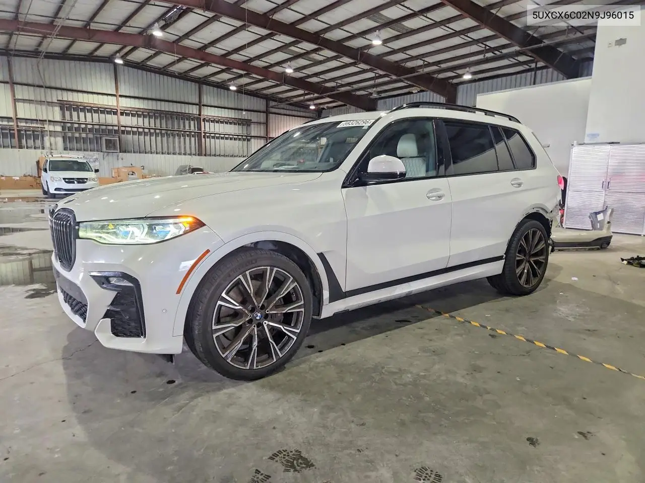 2022 BMW X7 M50I VIN: 5UXCX6C02N9J96015 Lot: 59326296