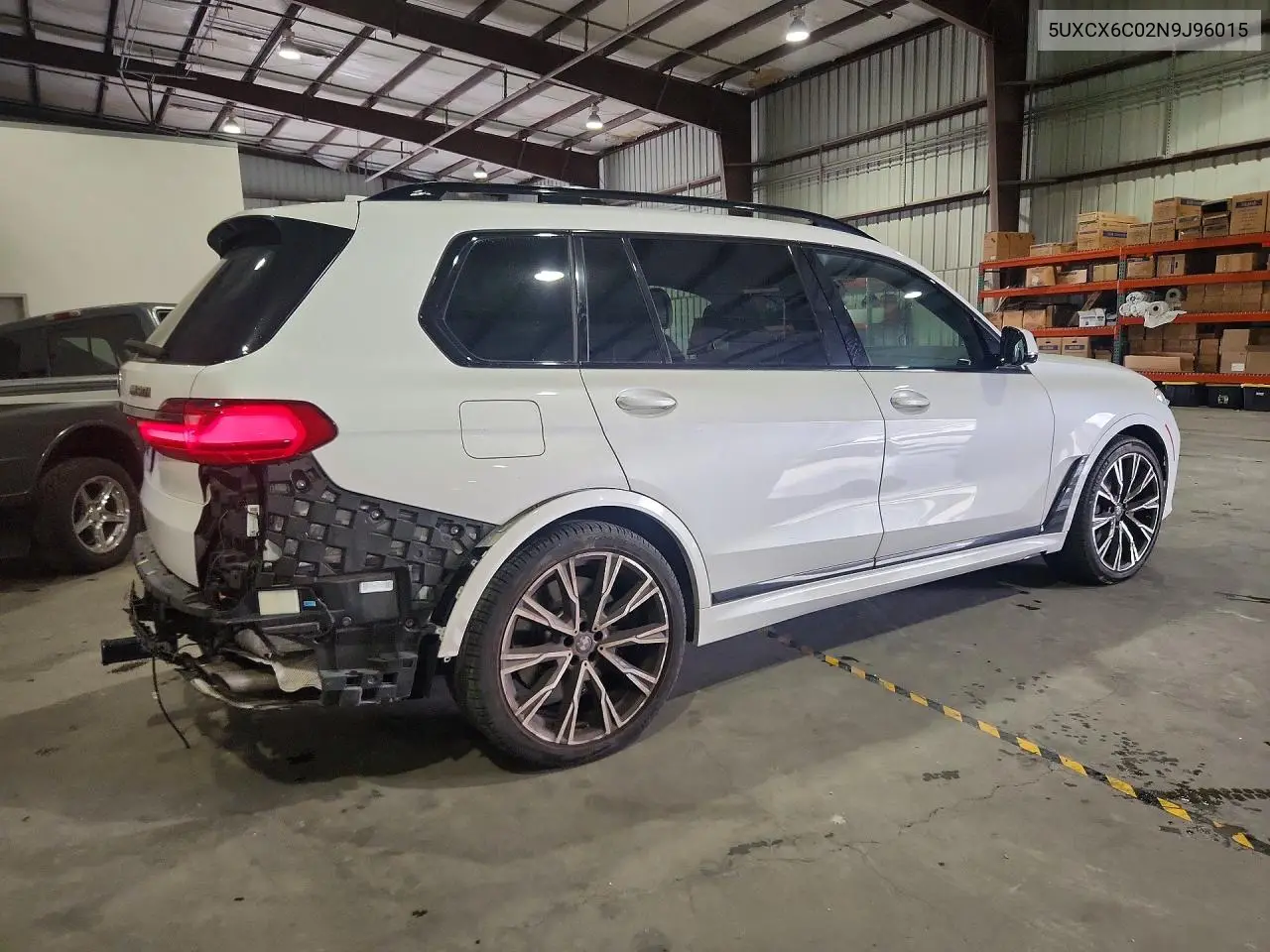 2022 BMW X7 M50I VIN: 5UXCX6C02N9J96015 Lot: 59326296