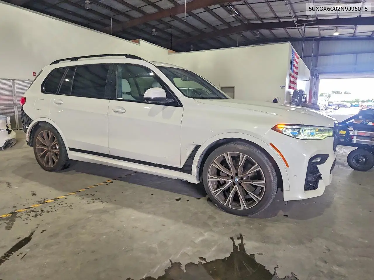 2022 BMW X7 M50I VIN: 5UXCX6C02N9J96015 Lot: 59326296
