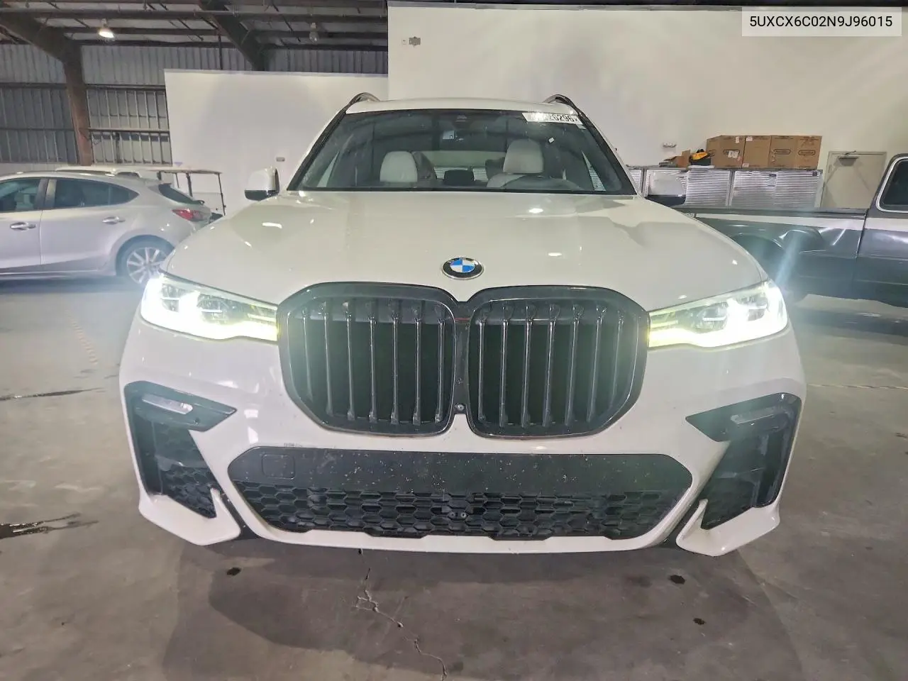 2022 BMW X7 M50I VIN: 5UXCX6C02N9J96015 Lot: 59326296