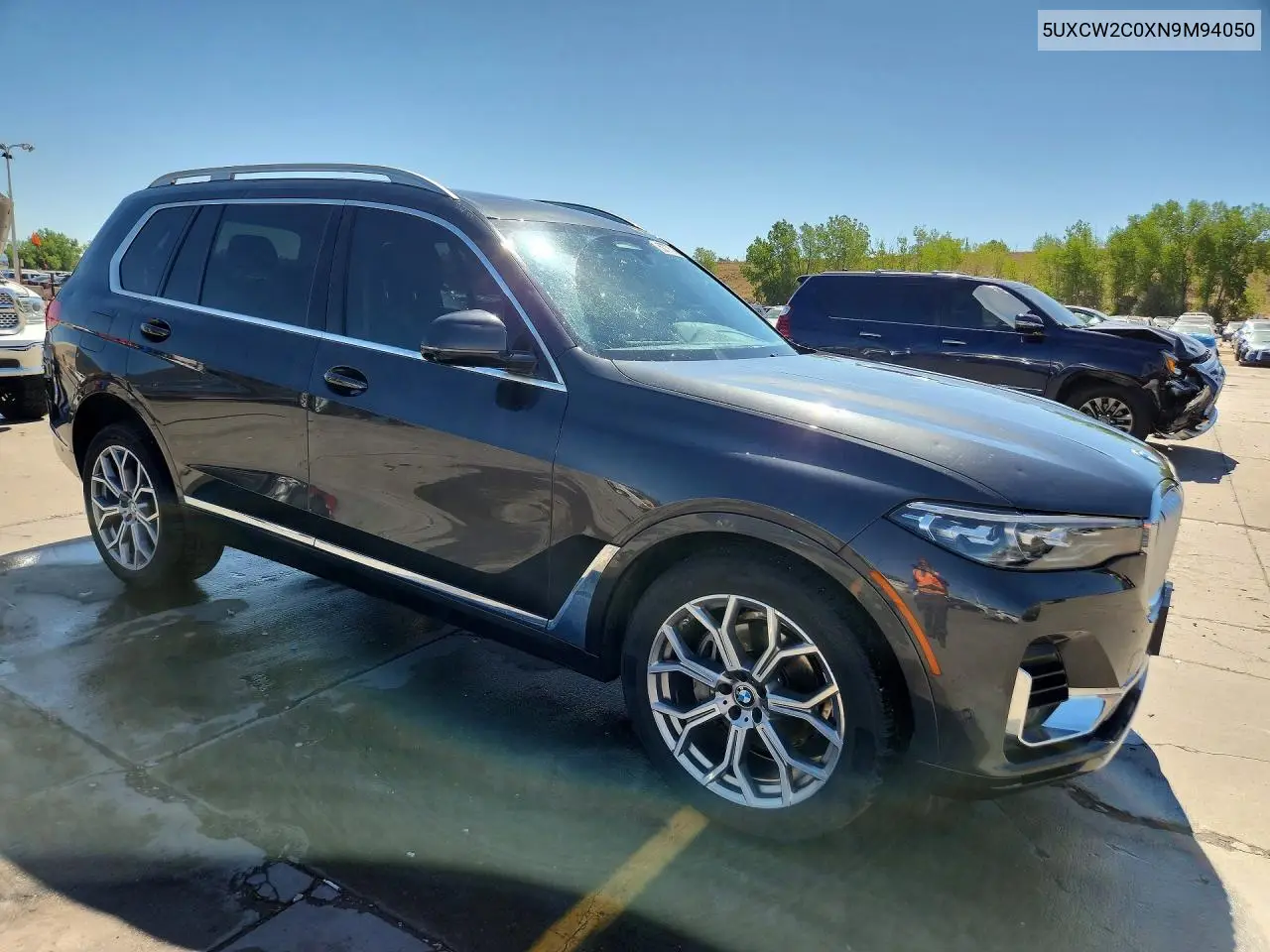 2022 BMW X7 xDrive40I VIN: 5UXCW2C0XN9M94050 Lot: 60775166