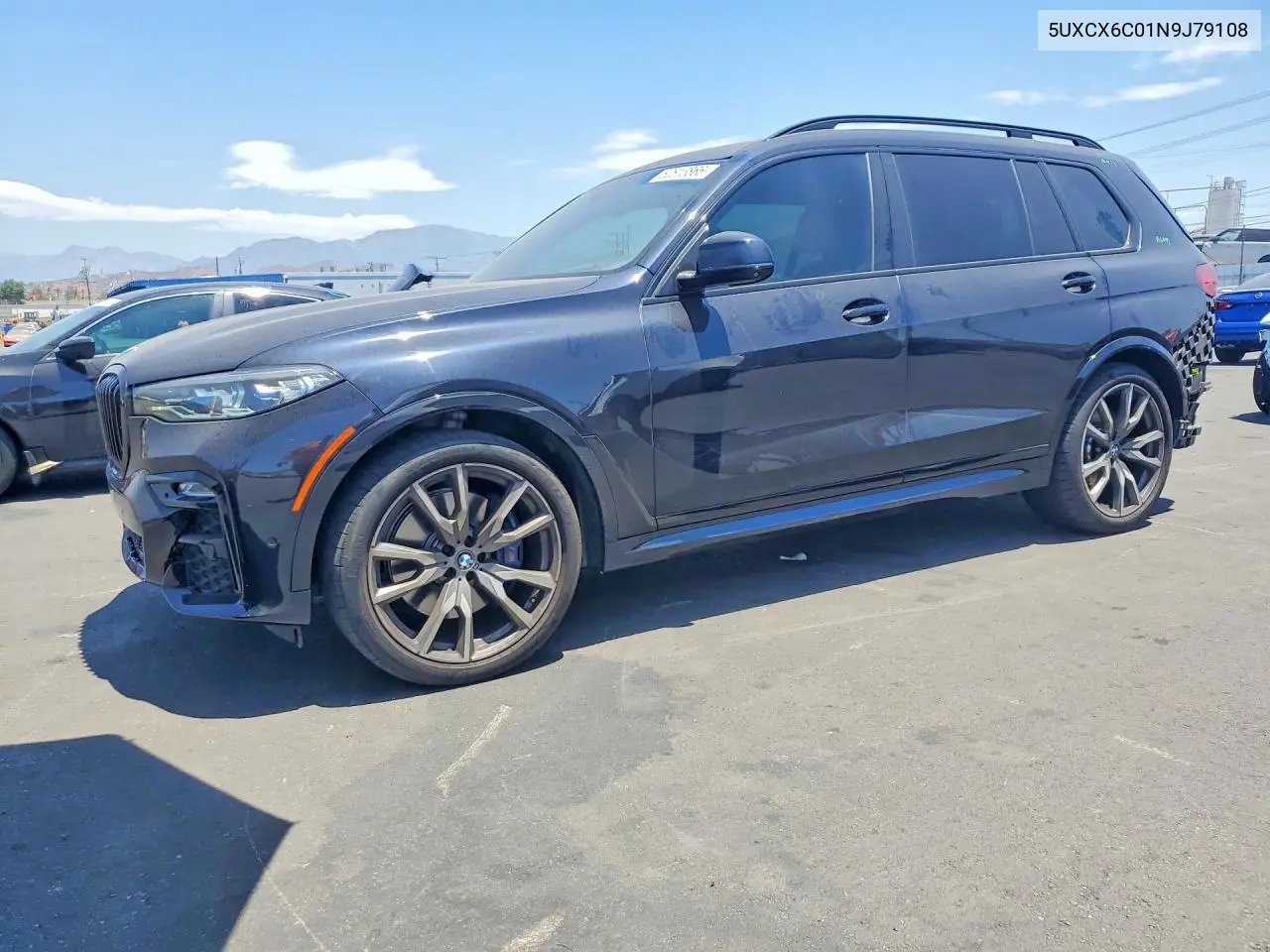 2022 BMW X7 M50I VIN: 5UXCX6C01N9J79108 Lot: 60813866