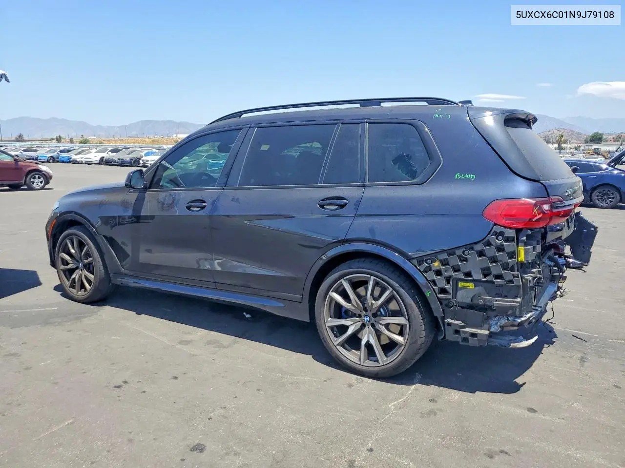 2022 BMW X7 M50I VIN: 5UXCX6C01N9J79108 Lot: 60813866