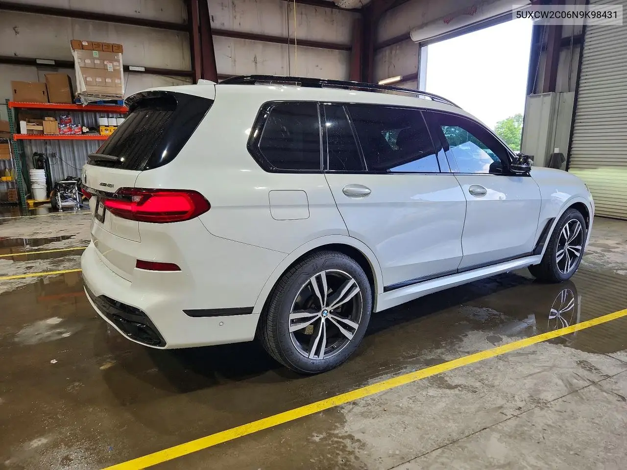 2022 BMW X7 xDrive40I VIN: 5UXCW2C06N9K98431 Lot: 61529986