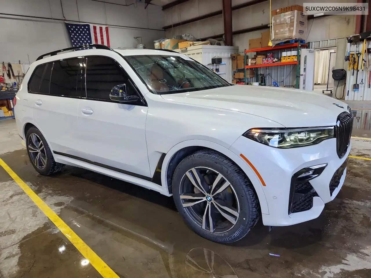 2022 BMW X7 xDrive40I VIN: 5UXCW2C06N9K98431 Lot: 61529986