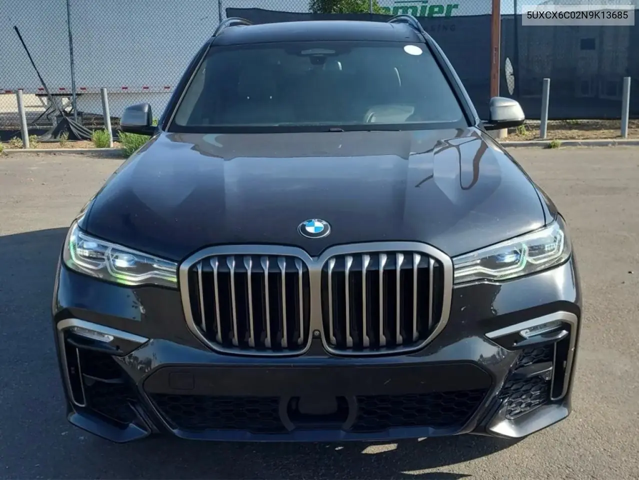 2022 BMW X7 M50I VIN: 5UXCX6C02N9K13685 Lot: 61655656
