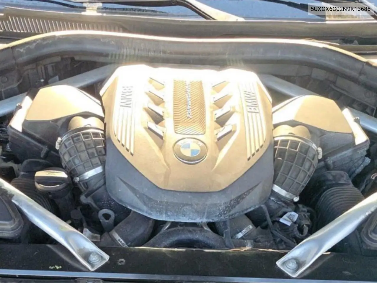 2022 BMW X7 M50I VIN: 5UXCX6C02N9K13685 Lot: 61655656