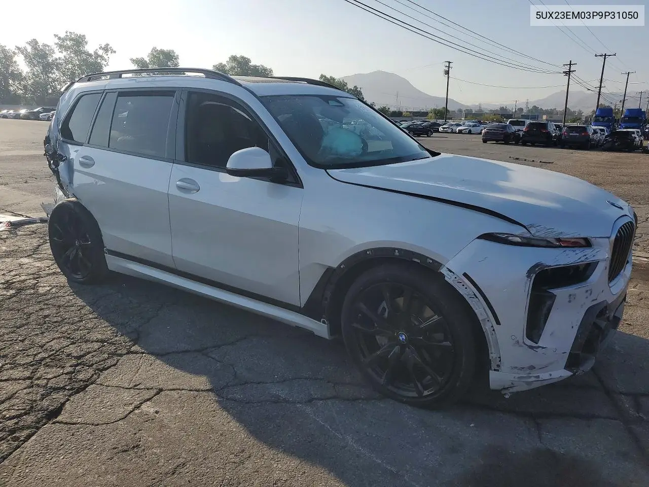 2023 BMW X7 xDrive40I VIN: 5UX23EM03P9P31050 Lot: 51801806