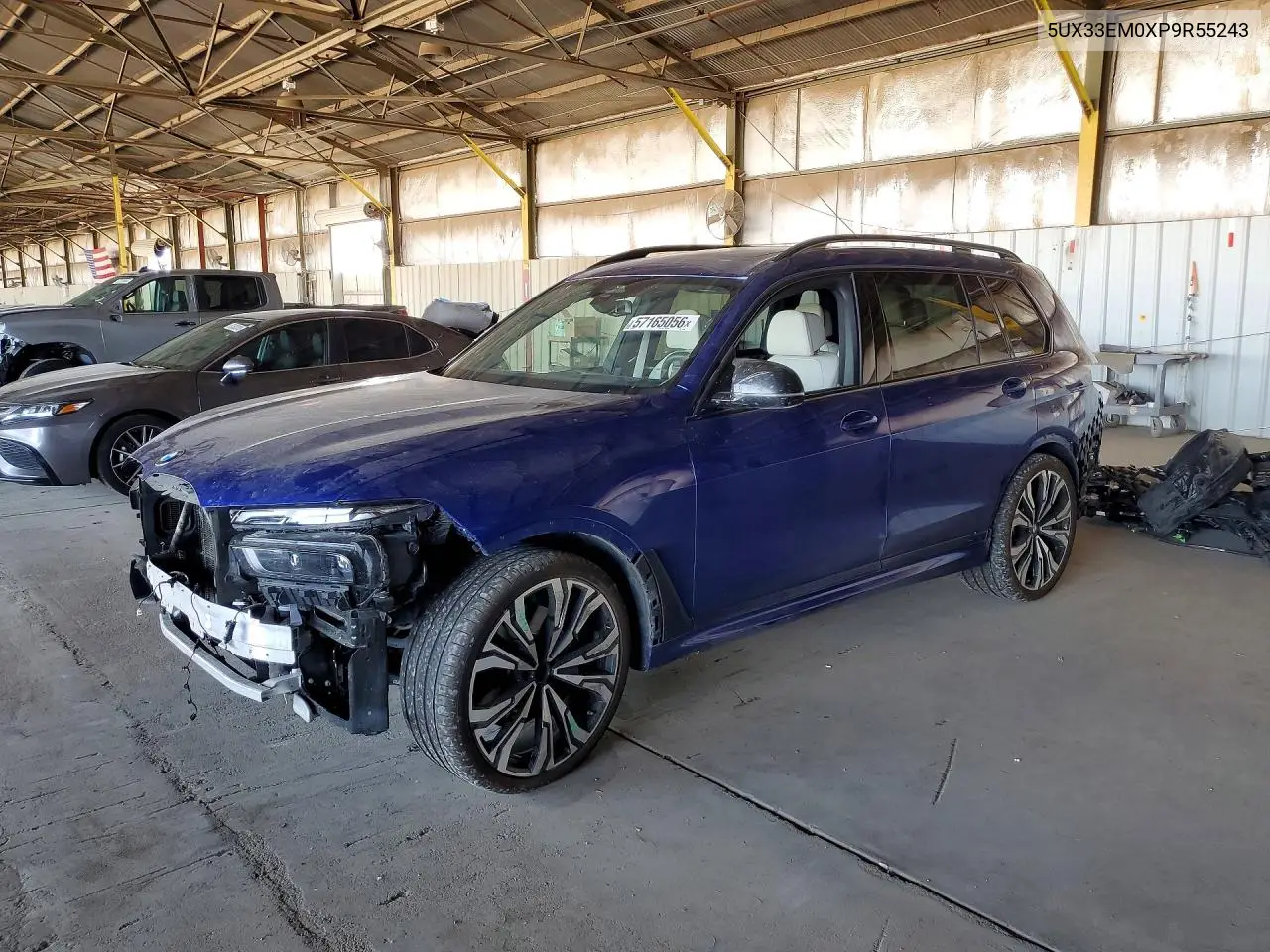 2023 BMW X7 M60I VIN: 5UX33EM0XP9R55243 Lot: 57165056