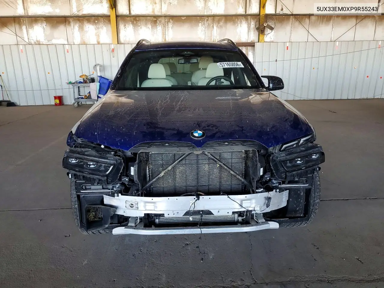 2023 BMW X7 M60I VIN: 5UX33EM0XP9R55243 Lot: 57165056