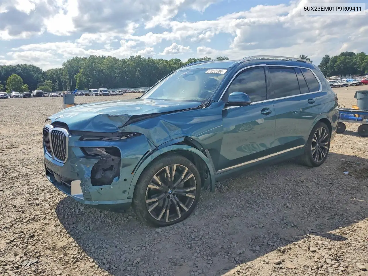 2023 BMW X7 xDrive40I VIN: 5UX23EM01P9R09411 Lot: 57253506