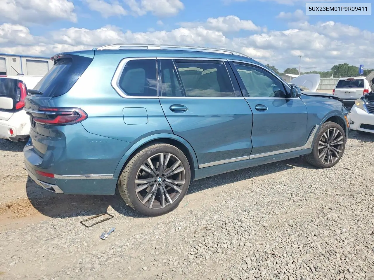 2023 BMW X7 xDrive40I VIN: 5UX23EM01P9R09411 Lot: 57253506