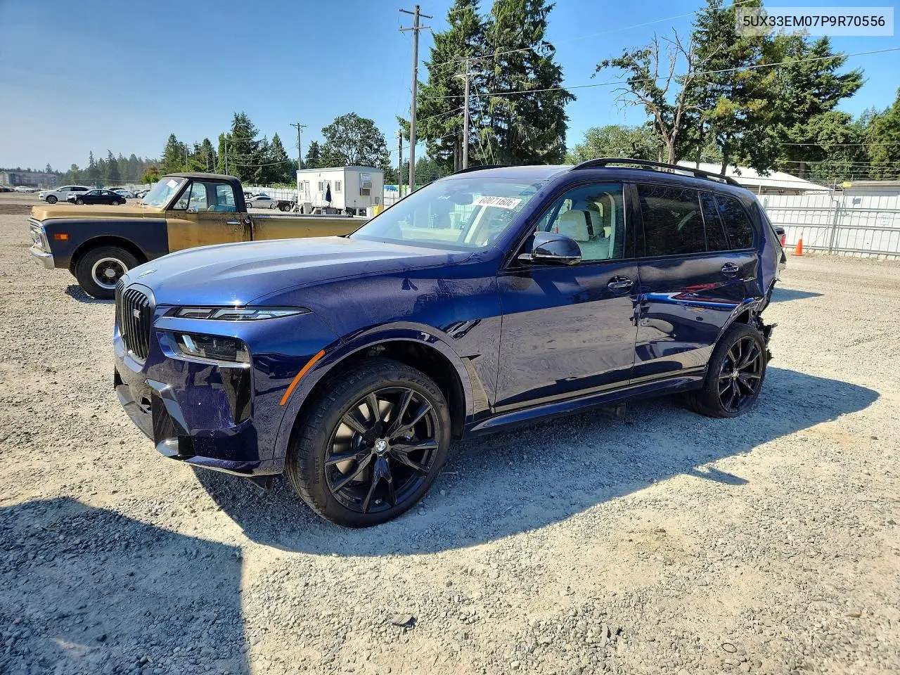 2023 BMW X7 M60I VIN: 5UX33EM07P9R70556 Lot: 60071606