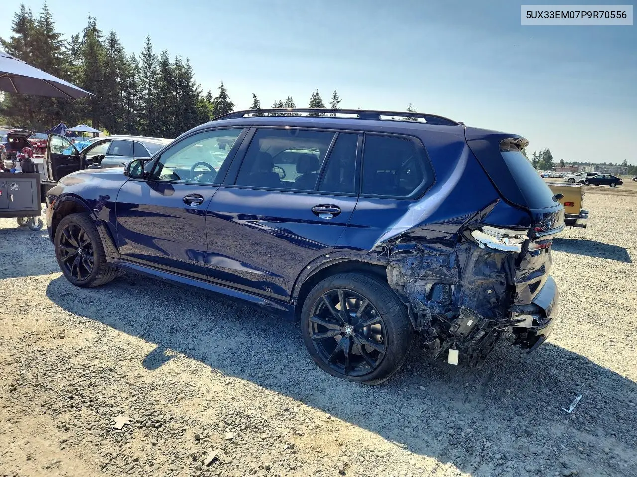 2023 BMW X7 M60I VIN: 5UX33EM07P9R70556 Lot: 60071606