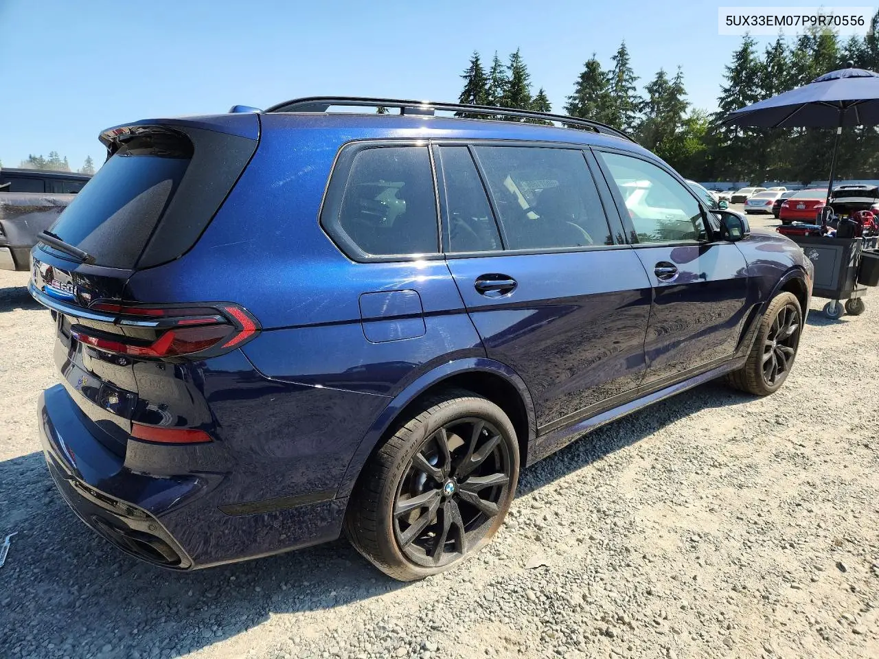 2023 BMW X7 M60I VIN: 5UX33EM07P9R70556 Lot: 60071606