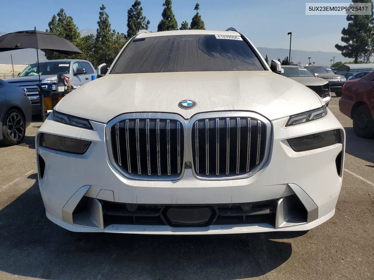 2023 BMW X7 xDrive40I VIN: 5UX23EM02P9P25417 Lot: 61039956