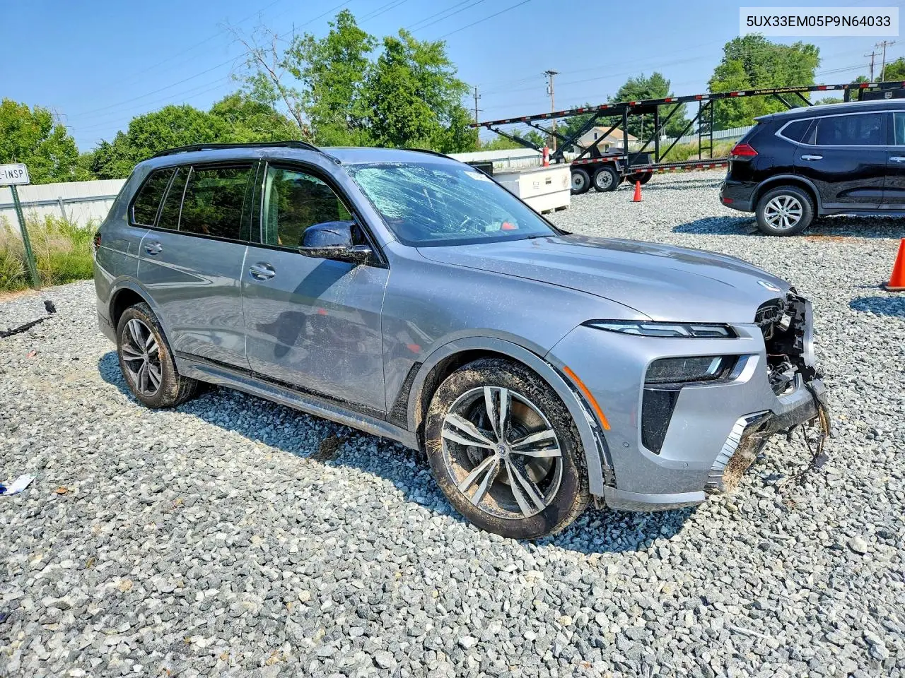2023 BMW X7 M60I VIN: 5UX33EM05P9N64033 Lot: 61434976