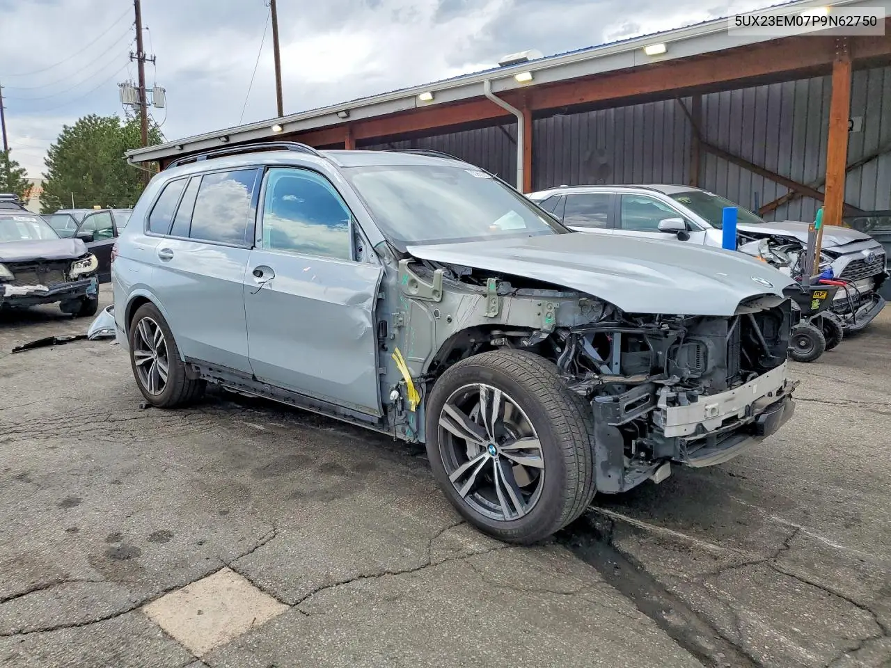 2023 BMW X7 xDrive40I VIN: 5UX23EM07P9N62750 Lot: 85969385