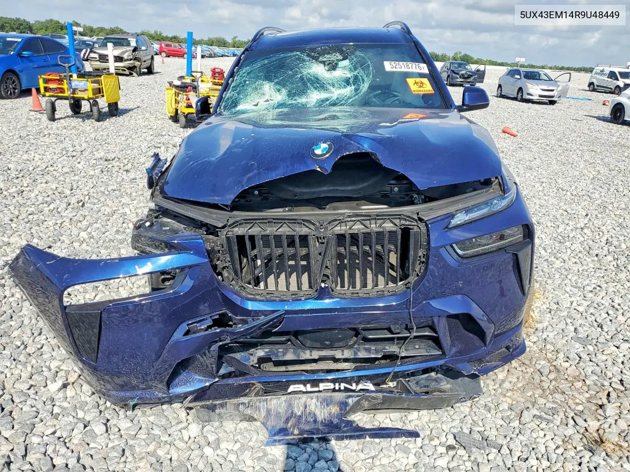 2024 BMW X7 Alpina Xb7 VIN: 5UX43EM14R9U48449 Lot: 52518776