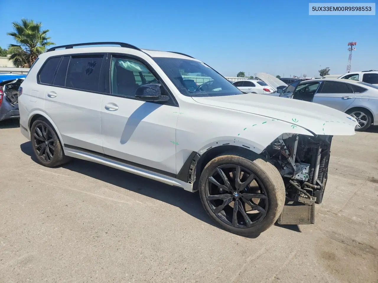 2024 BMW X7 M60I VIN: 5UX33EM00R9S98553 Lot: 57888646